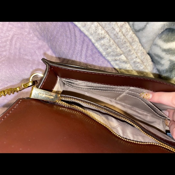 Michael Kors Maroon and Gold Crossbody - Picture 9 of 9